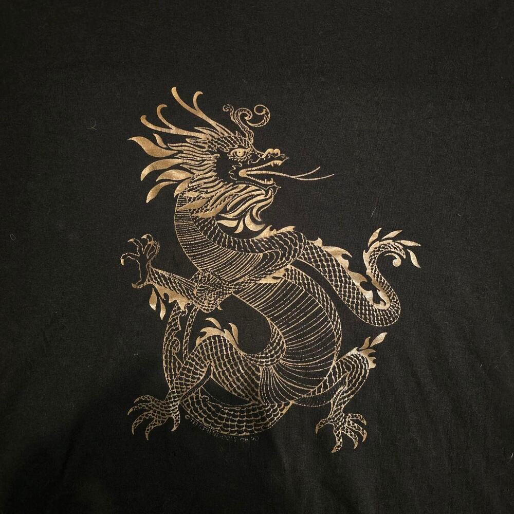vintage early 90s Single Stitch Dragon tee - Picture 2 of 4